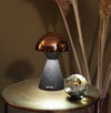 Oplaadbare lamp de Mushroom zwart met koper