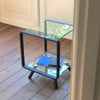Double O SIDE is een DUTCH DESIGN en in HOLLAND HANDMAD bijzettafel van Designer Frans van Rens. Deze sidetable past door zijn klasse en eenvoud in ieder interieur. Het glas is op een unieke manier bevestigt waardoor het lijkt of het zweeft. De Double O SIE is zowel mooi in de woonkamer als naast het bed. 